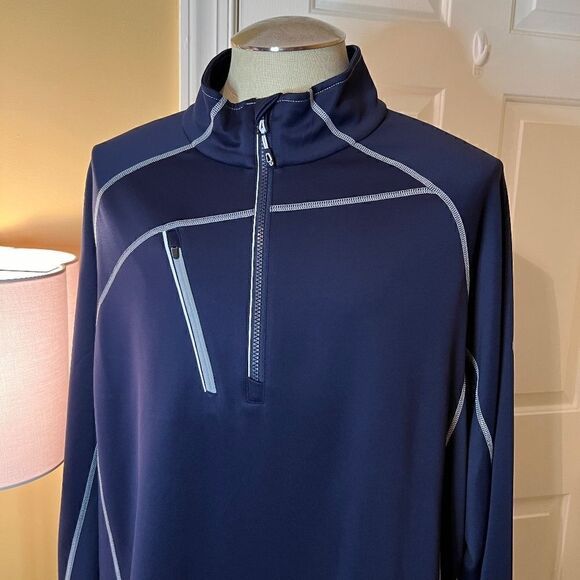 NWOT Men's Sunice Alexander Superlite FX Stretch Half Zip Pullover Shirt XXL 2XL - Picture 3 of 6